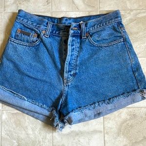 Calvin Klein Light Wash Jean Shorts